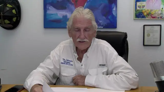 Kadr z nagrania: Q&A dr. Morse'a: Powrót do zdrowia po urazie neurologicznym, Plamki krwi, Urynoterapia (terapia moczem) i obserwacja moczu