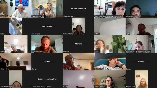 Kadr z nagrania: Q&A dr. Morse'a: Rozmowa na żywo z Magdaleną White, Dr Morse (2 lutego, 2023)